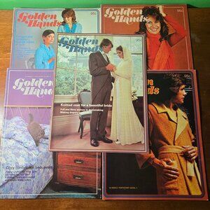 Golden Hands weekly magazine Part 52-56 Vol 4 Knitting Dressmaking Needlecraft
